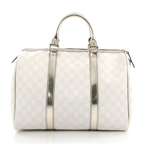 Gucci Joy Boston Bag GG Coated Canvas Medium 